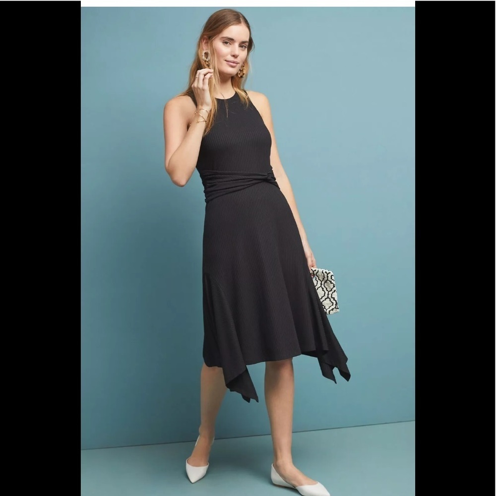 NWT Anthropologie Ribbed Kingsolver dress Med